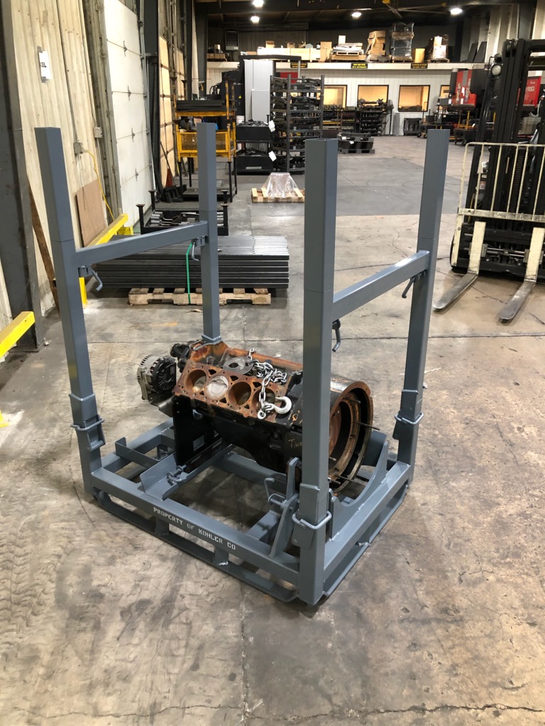 img9 V8 Engine Parts Storage Rack